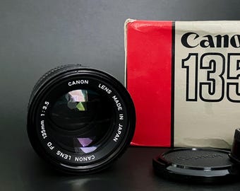 Canon FD 135mm f:3.5 (n) Lens _ Excellent!
