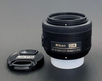 Nikon Nikkor AF-S DX 35mm f:1.8G Prime Lens _ Exc!