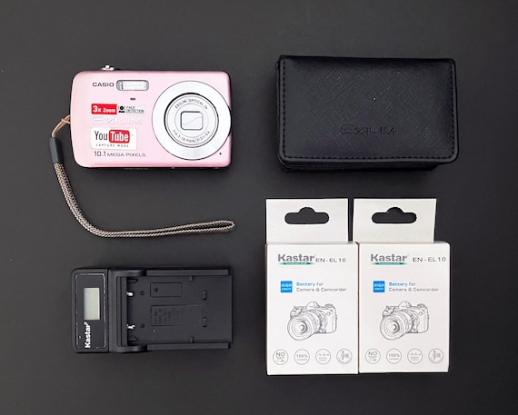 Casio Exilim EX-Z33 Digital Camera _ 10mp _ Pink W/ Case
