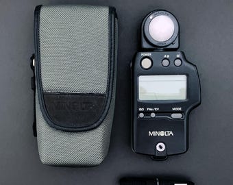 Minolta Auto Meter IV F w/ Case _ Tested & Calibrated _ Great condition!