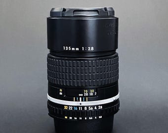 Nikon Series E 135mm f:2.8 Ai-S Manual Focus Prime Lens