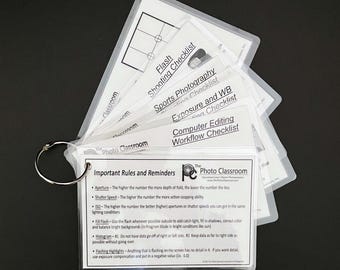 Digital Photography Checklist Cheat Sheets