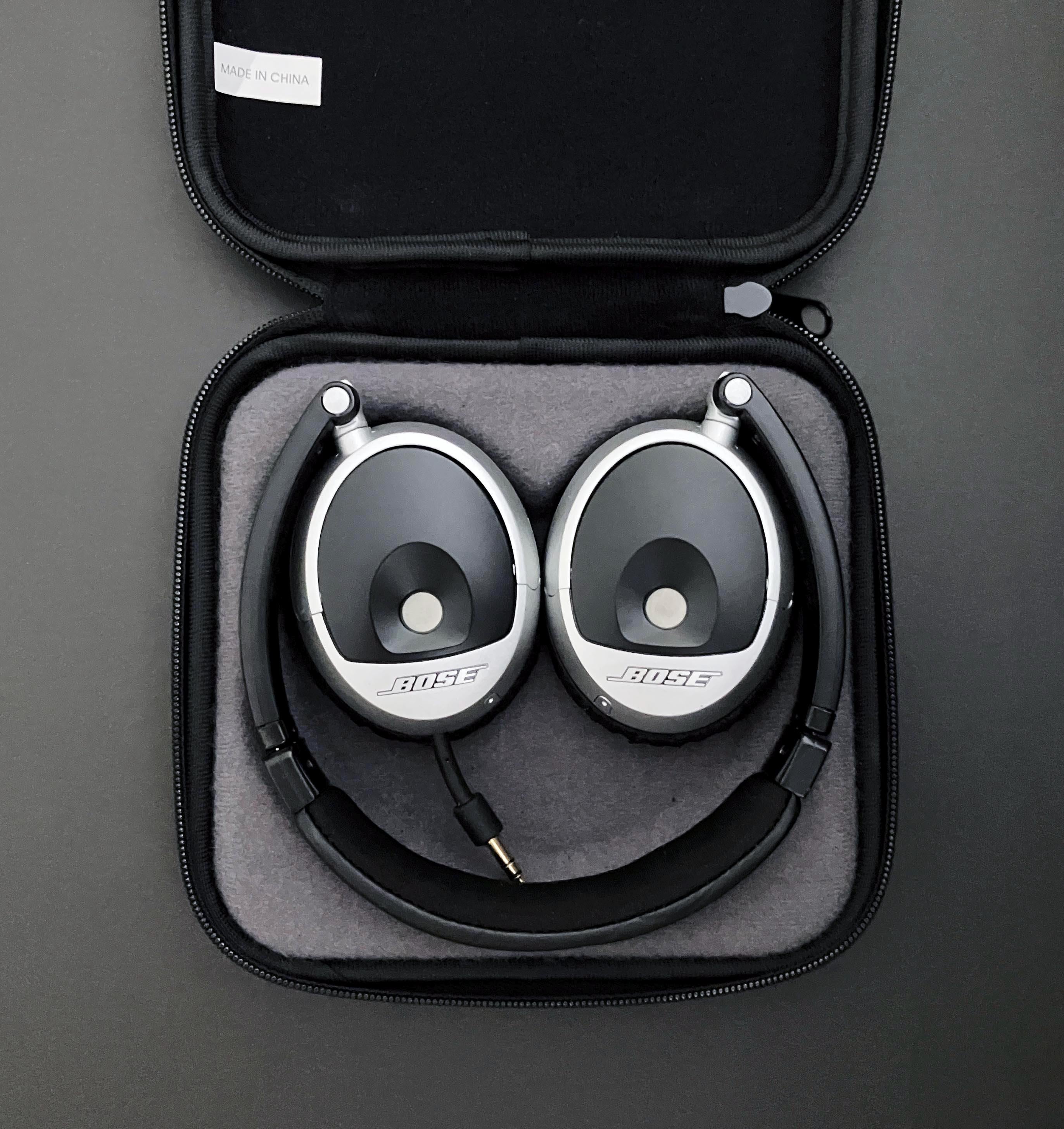 Bose On-ear Wired Headphones _ Foldable Triport OE Black Silver W