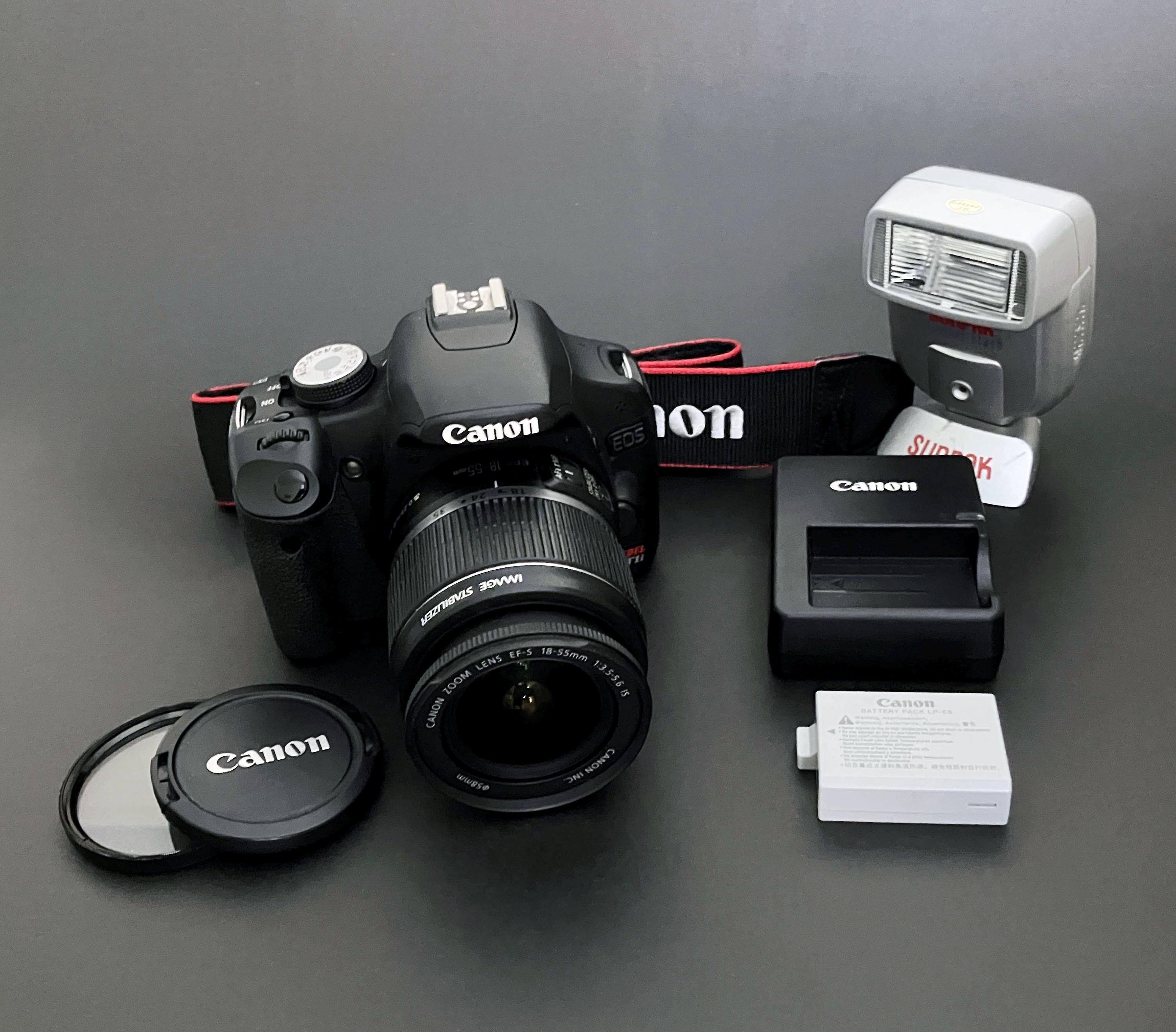 Canon EOS Rebel T1i _ 15.1MP Digital Camera W/ 18-55mm Lens 