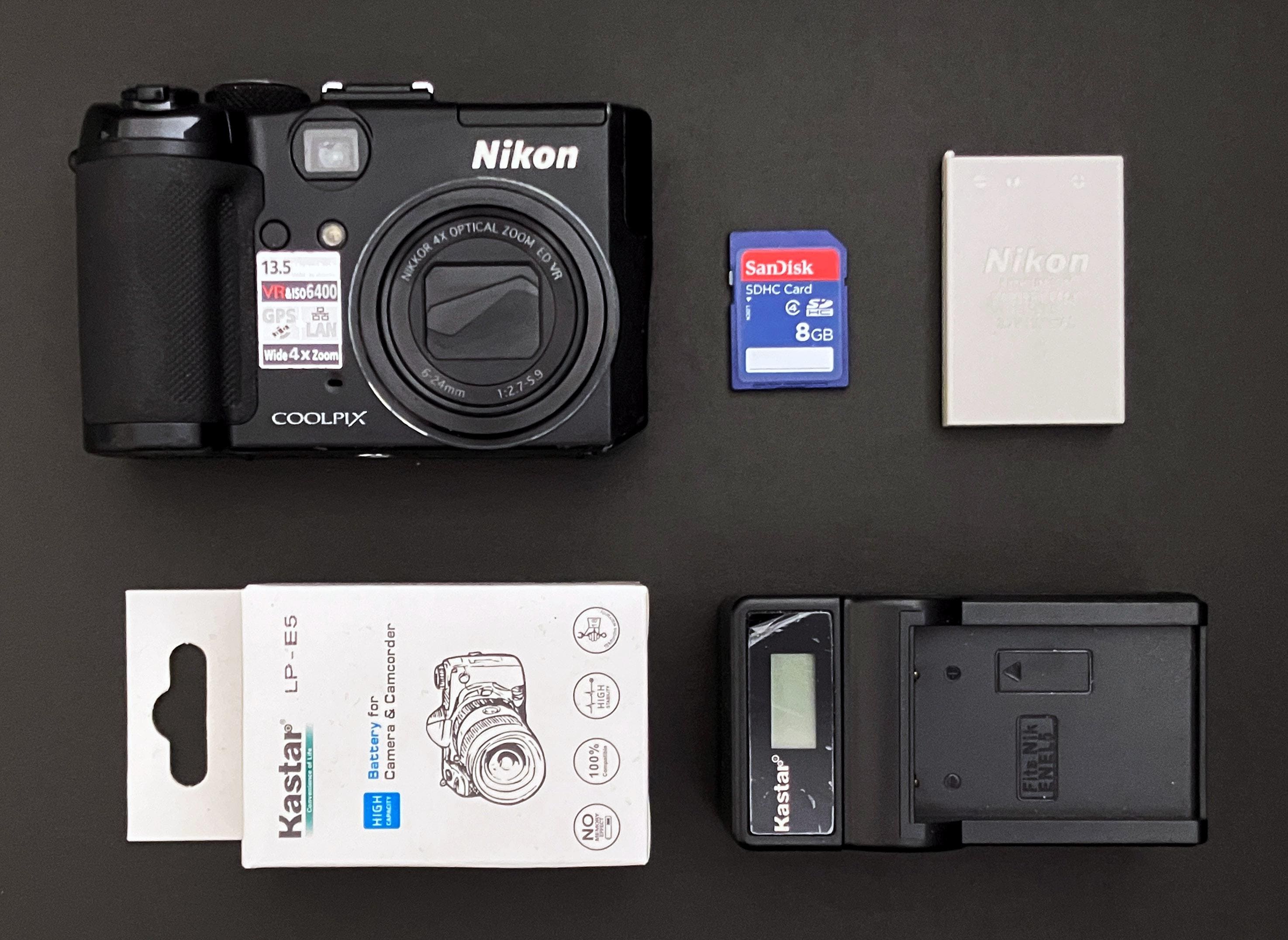 Nikon Coolpix P6000 _ 13.5mp _ 4x Nikkor ED Glass Zoom _ Jpeg
