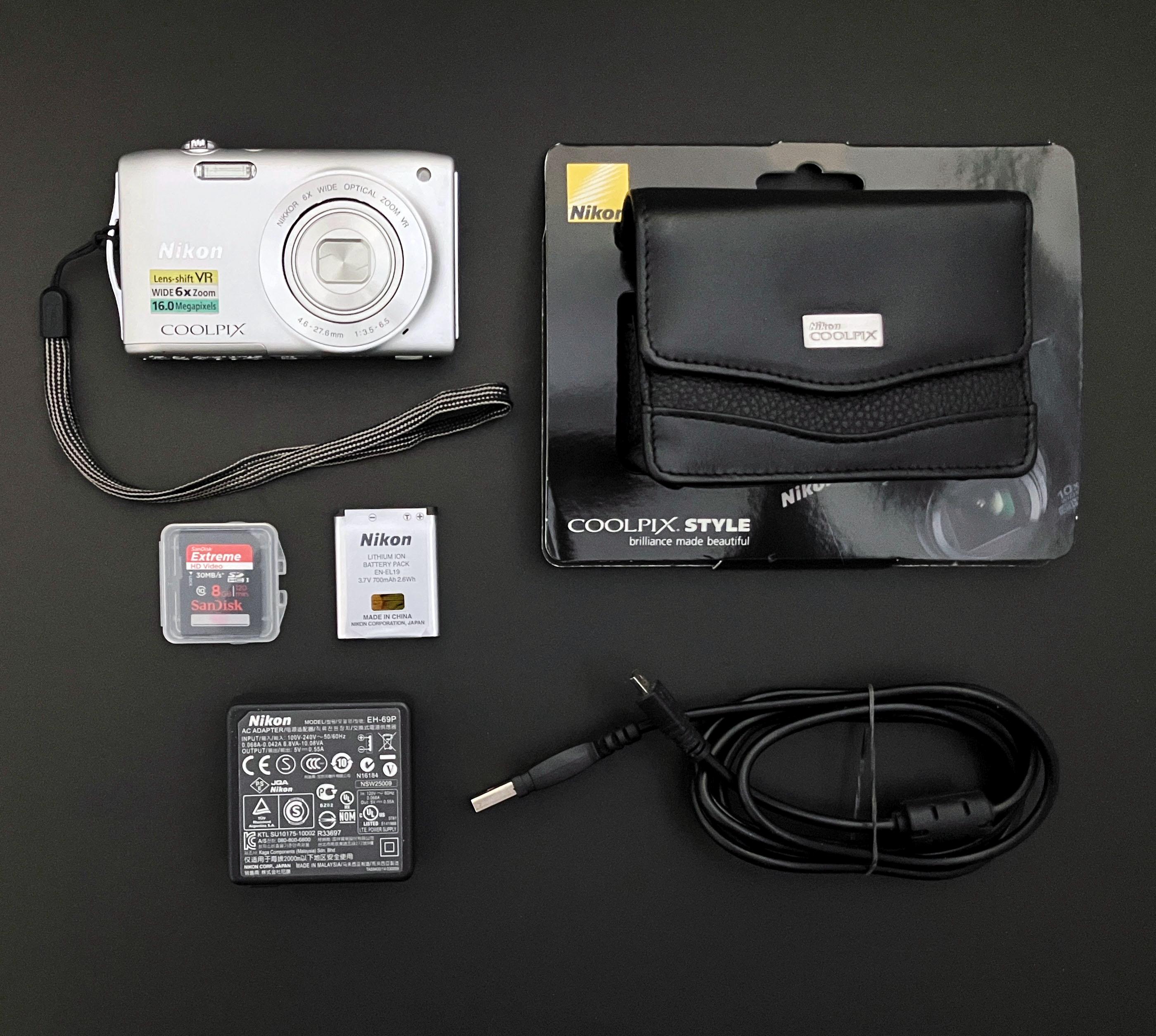 Nikon Coolpix P50 8.1MP Zoom 3.6x Noir Compact Appareil Photo Numérique