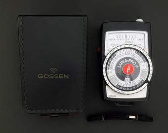 Gossen Luna-Pro F _ Flash / Ambient Exposure Meter _ Exc.!