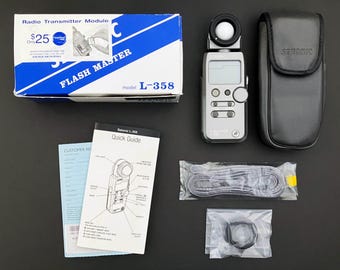 Sekonic L-358 Flash Master _ Mint in Box!