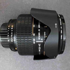 Nikon FX AF Zoom _ Lente macro asférica Nikkor 24-85 mm f/2.8-4 D IF_ ¡Excelente con accesorios!