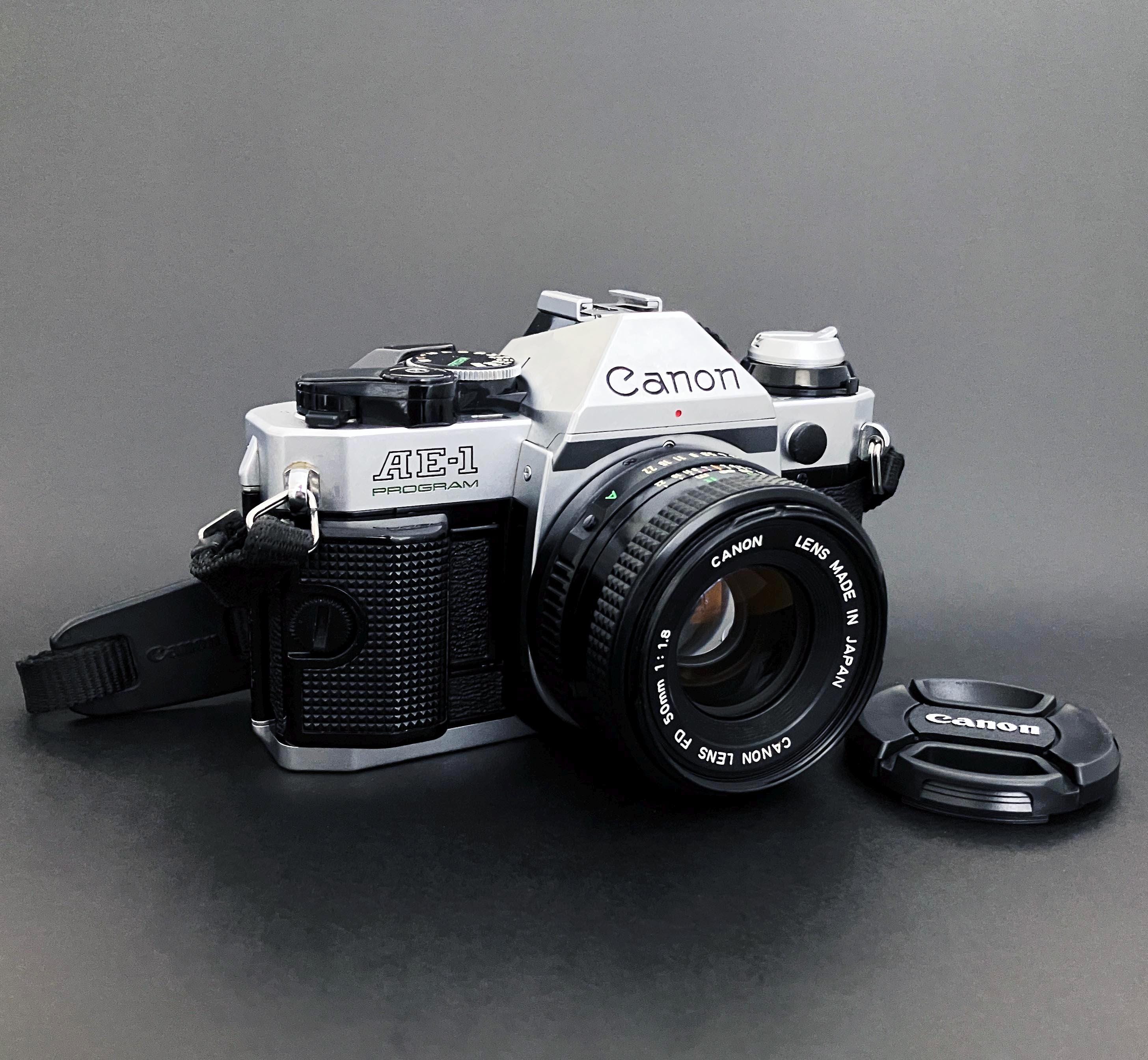 Canon AE-1 Program W/ Canon FD 50mm F:1.8 _ Exc. - Etsy