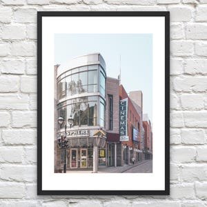 Montreal Cinema Print - Cinema Atmosphere Poster - Vintage Color Retro Photography Wall Art - Montreal Quebec Street Photo Poster Wall Decor