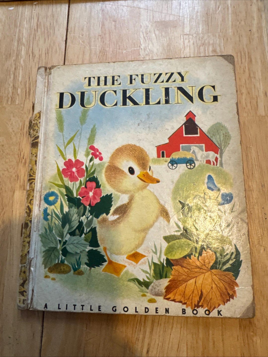 Vintage Children's Little Golden Book THE FUZZY DUCKLING First Edition 1949 "a" - Etsy