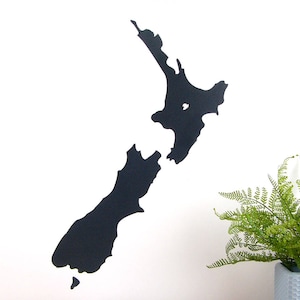 New Zealand map decal chalkboard medium image 1