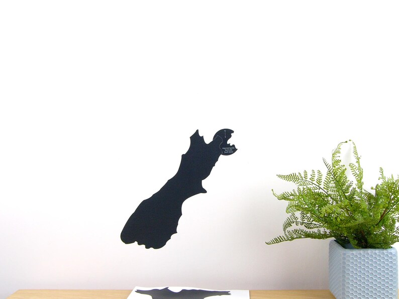 New Zealand map decal chalkboard medium image 5