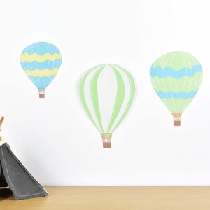 Hot air balloons wall decal medium image 2