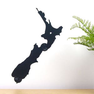 New Zealand map chalkboard sticker small image 2