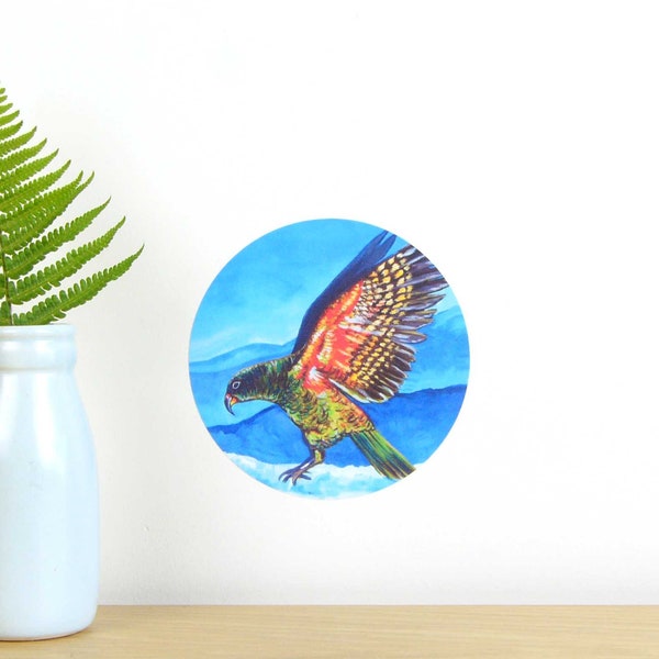 Kea wall decal tiny dot by Ira Mitchell