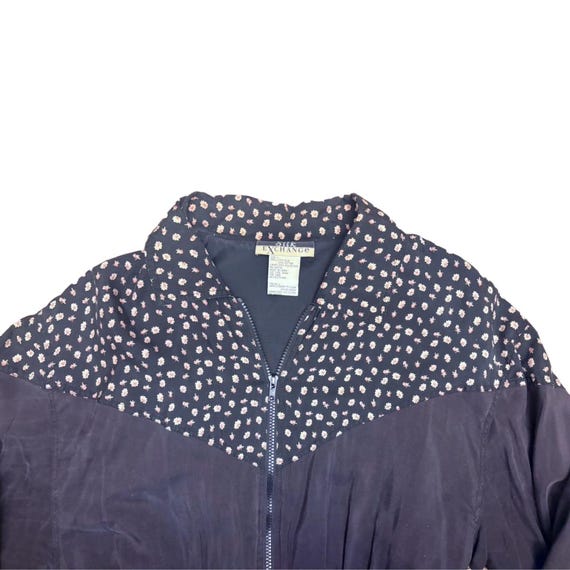 Floral Silk Drawstring Jacket - image 3