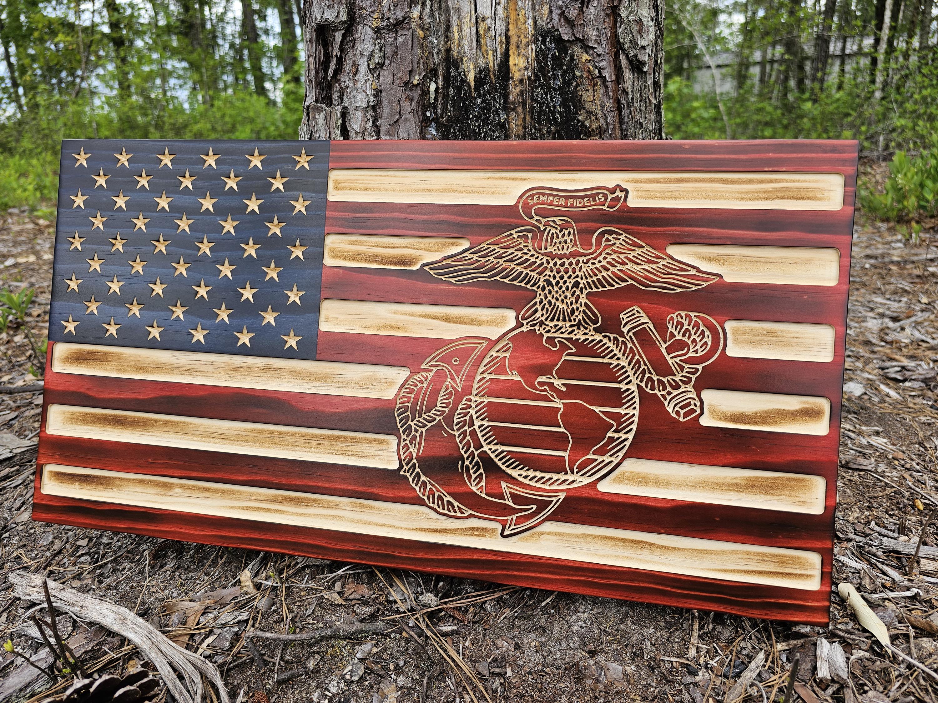 アメリカ MARINE CORPS 海軍 壁掛け インテリア 木製 彫刻 アメリカ MARINE CORPS 海軍 壁掛け インテリア 木製 彫刻