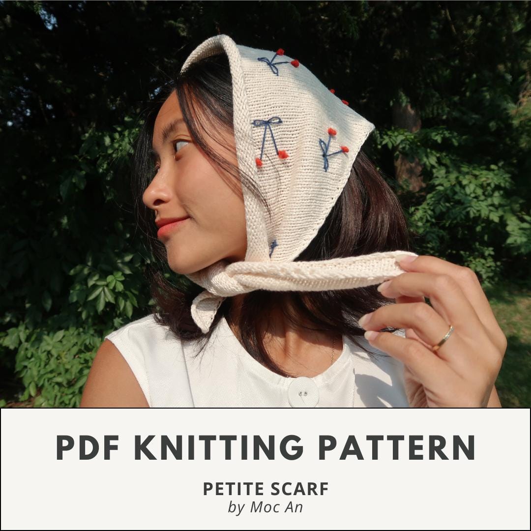 Double Face Punti Maglia Ferri Per Sciarpa Double Face Punti Ai