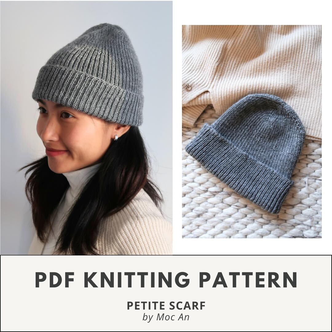 SIMPLE BEANIE - Easy Knitting Pattern | Winter Hat Knitting Tutorial ...