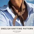 BROWNIE - Easy Knitting Pattern | Small Scarf | Headband | Bandana | Beginner-friendly | Instructions | English PDF Download