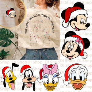 Mouse Christmas Svg Bundle, Family Xmas Trip Png Svg, Christmas Family Trip Svg, Very Merry Xmas Santa Mouse Svg Png