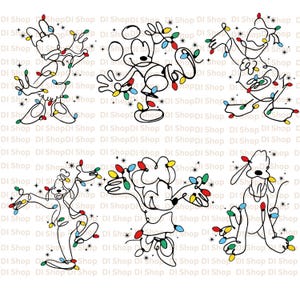 Mouse Christmas Svg Bundle, Family Xmas Trip Png Svg, Christmas Family Trip Svg, Very Merry Xmas Santa Mouse Svg Png