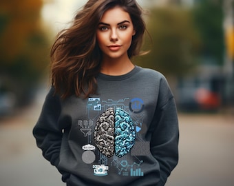 Data Analytics Sweatshirt - AI & Big Data Graphic Sweatshirt - Perfect Gift for Data Scientists, Analysts and Tech Lovers - Unisex Pullover