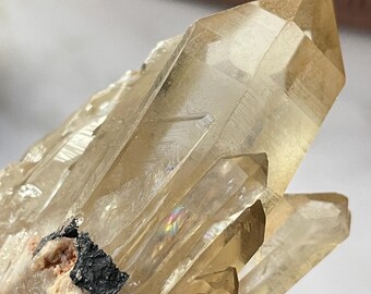 Large Kundalini Citrine from DR Congo - #6 #7 Rainbow Citrine, Congo Citrine, untreated, high vibration, crystal grid