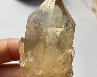 Large Kundalini Citrine from DR Congo - #3 #4 #5 Rainbow Citrine, Congo Citrine, untreated, high vibration, crystal grid