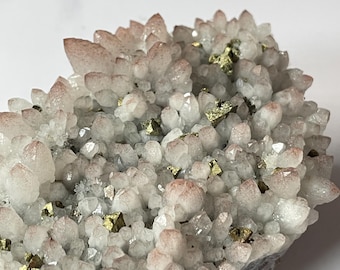 Red Hematoid Quartz with Chalcoyrite, and Hematite Inclusions