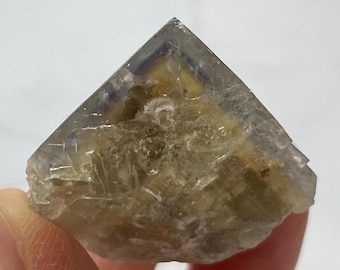 Bull Vein Pocket, Lady Annabella Mine UK Fluorite Old Pieces | Yellow fluorite crystal, daylight & UV reactive, old raw fluorite (2020)