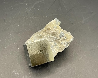God's Fingerprints Pyrite Cube from Spain - Premium Quality Pyrite Cube in Matrix