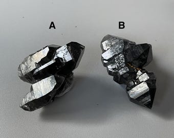 Black Castle Crystal - High Vibration Meditation Crystals | Crystal | Scepter Crystal