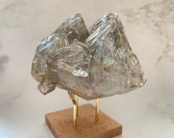 Huge Herkimer Diamond Castle – Elestial Crystal with Rainbows - High Quality Herkimer Collection, more than 2 lbs