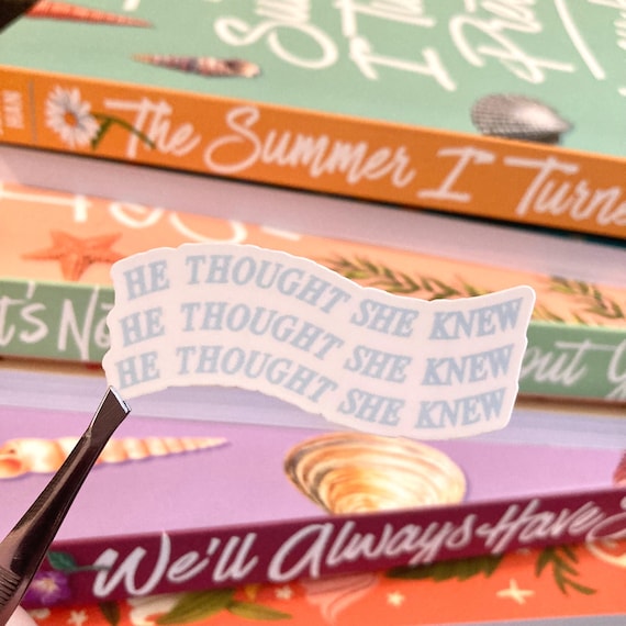 The Summer I Turned Pretty Inspired Quote Sticker