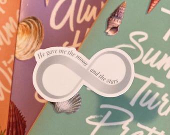 The Summer I Turned Pretty "Infinity" Inspired Sticker