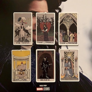 Agatha All Along &quot;Tarot Card&quot; Stickers