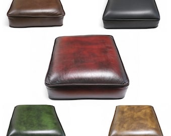 Replacement Cushion For Chesterfield Sofa Chair Real Leather Removable Covers
