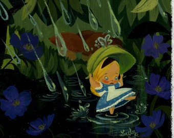 Alice in the Rain - Print