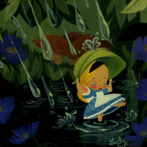 Curious Oysters Alice in Wonderland Little Oysters Print Etsy