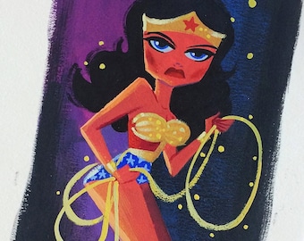 Super Hero Woman Retro