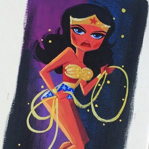 Super Hero Woman Retro