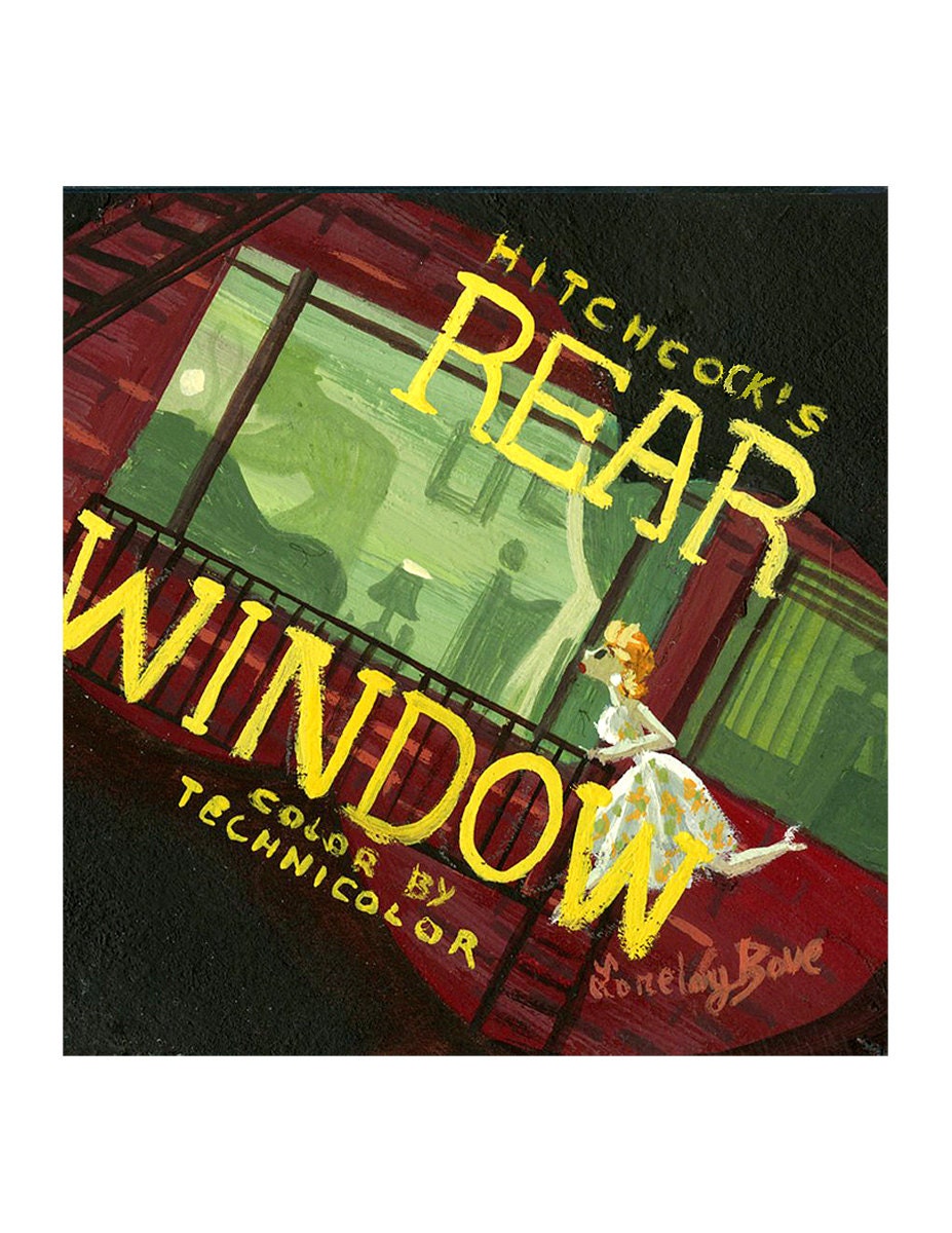 The Rear Window - Print - Etsy