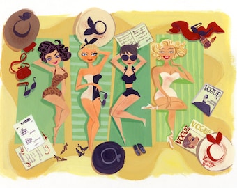 Beach Ladies - Stampa