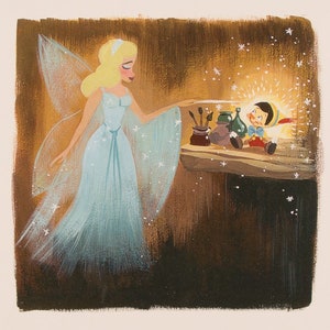 The Legacy Collection &quot;Pinocchio and Fairy&quot; Lithograph