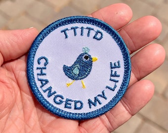 Burner De/Merit Badge That Thing In The Desert Changed My Life, Iron-On