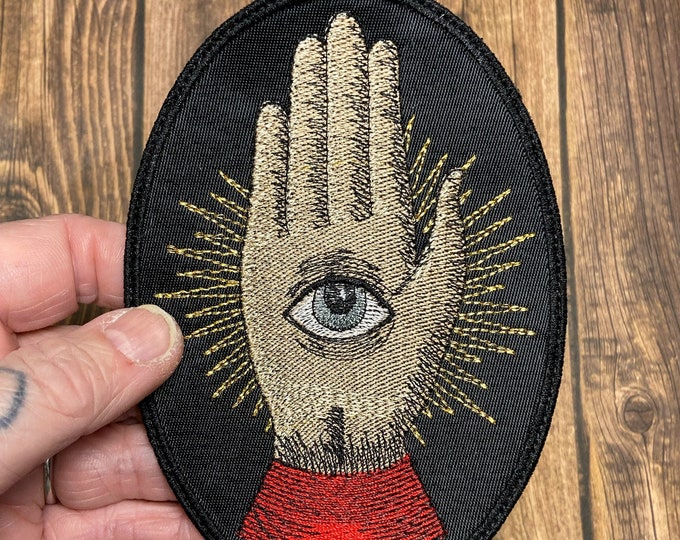 Handmade Hamsa Iron-On Patch