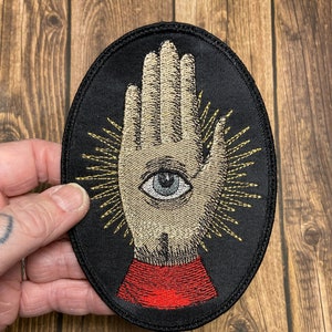Handmade Hamsa Iron-On Patch